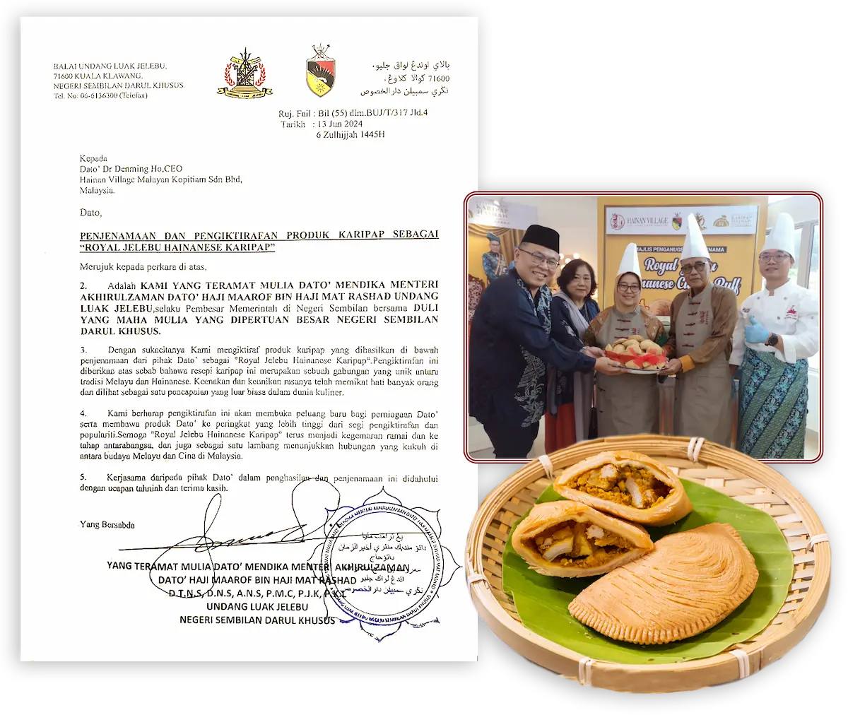 Malaysia's First Royal Hainanese Karipap